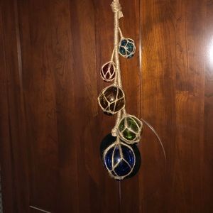 Vintage hand blown glass floats